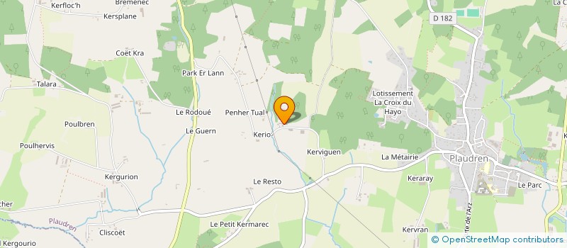 localisation de l'entreprise GFA MAINGUY  PLAUDREN