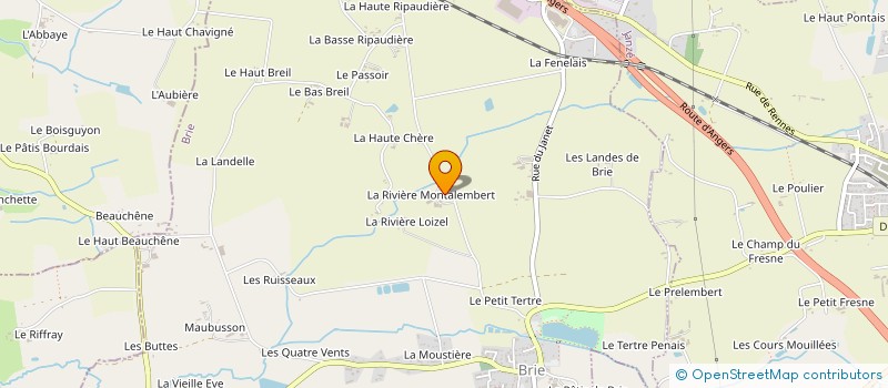 localisation de l'entreprise GFA MALMOUSSE à BRIE
