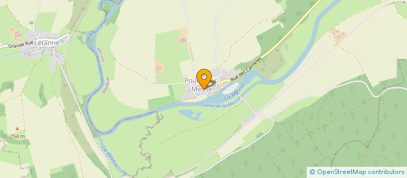 localisation de l'entreprise GFA MANANCOURT  POUILLY-SUR-MEUSE