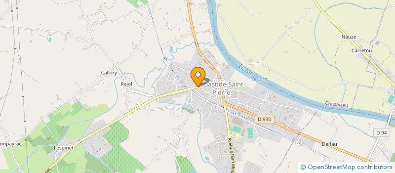 localisation de l'entreprise GFA MARB  LABASTIDE-SAINT-PIERRE