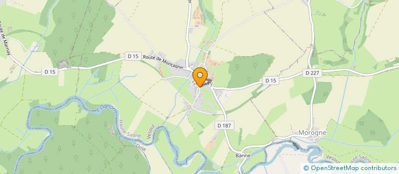 localisation de l'entreprise GFA MARCHAL DE SORNAY  SORNAY