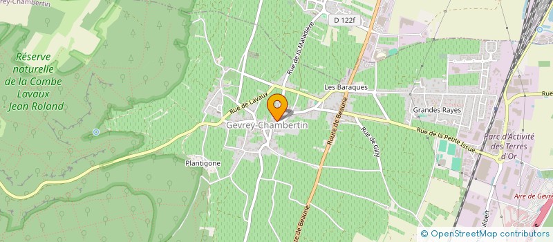 localisation de l'entreprise GFA MARCHAND PERE ET FILS  GEVREY-CHAMBERTIN