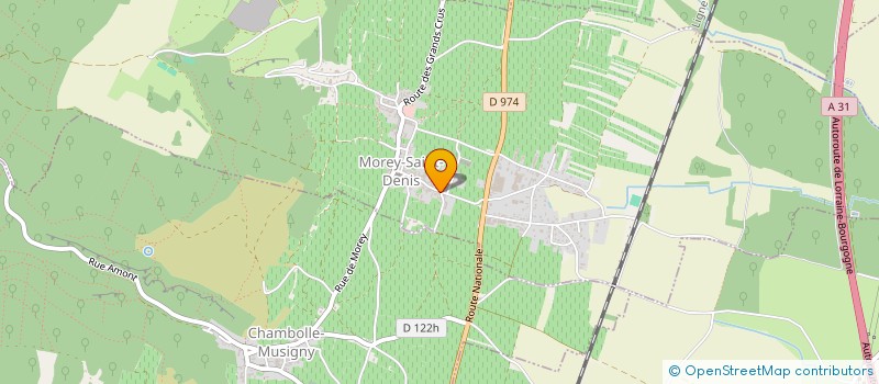 localisation de l'entreprise GFA MARCHAND - VIRELY  MOREY-SAINT-DENIS