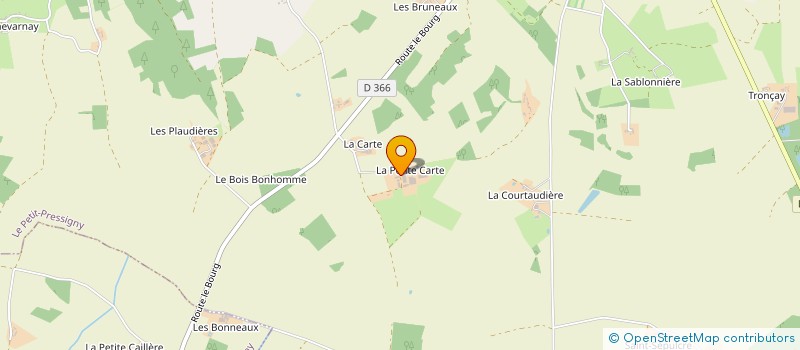 localisation de l'entreprise GFA MARCHLIM  LE PETIT-PRESSIGNY