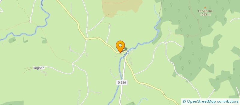 localisation de l'entreprise GFA MARCON - LES JALLADES  SAINTE-EULALIE