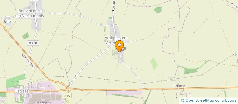 localisation de l'entreprise GFA MARHEN  VRAIGNES-EN-VERMANDOIS