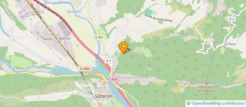 localisation de l'entreprise GFA MARION DES FERREOLS  VALERNES