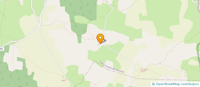 localisation de l'entreprise GFA MARLAVAGNE  SAINT-ANDRE-DE-VEZINES