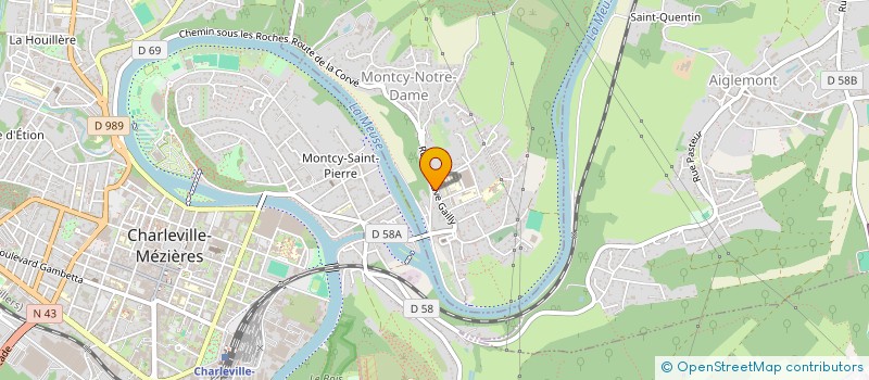 localisation de l'entreprise GFA MARTINOT  CHUFFILLY-ROCHE