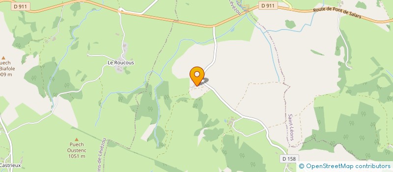 localisation de l'entreprise GFA MAS ANTHONY  SAINT-LAURENT-DE-LEVEZOU