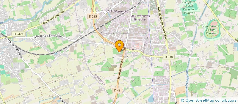 localisation de l'entreprise GFA MAS DE L'ORATOIRE  CARPENTRAS