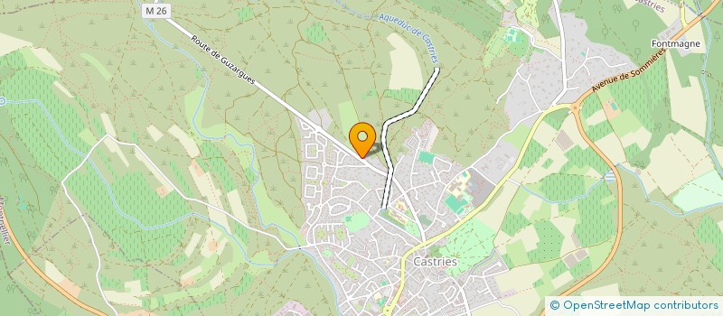 localisation de l'entreprise GFA MAS DU GARDE  SAINT-DREZERY