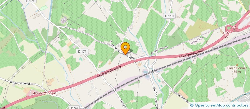 localisation de l'entreprise GFA MASDEGACHON  LUNEL-VIEL