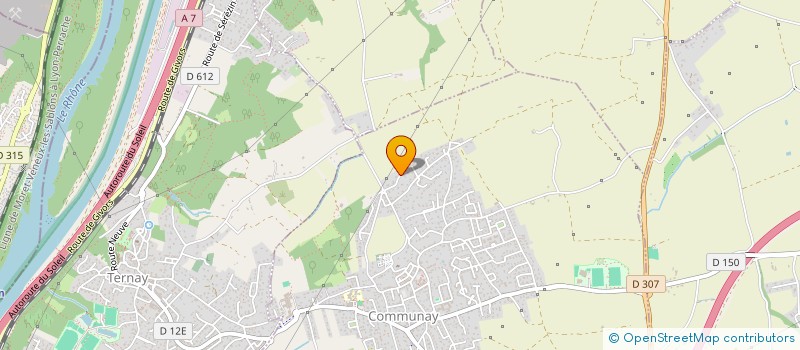 localisation de l'entreprise GFA MASSAT  COMMUNAY