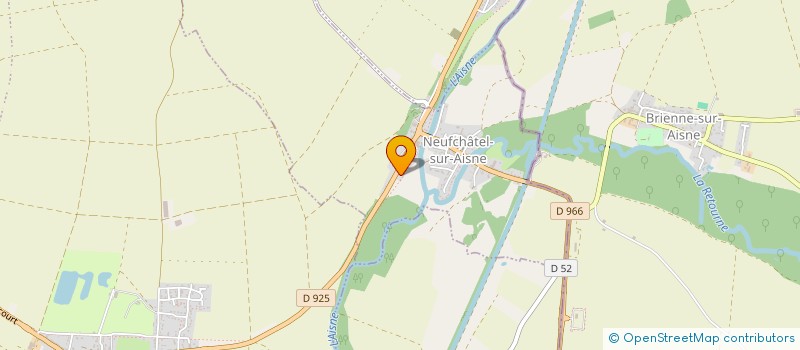 localisation de l'entreprise GFA MASSUEL  NEUFCHATEL-SUR-AISNE