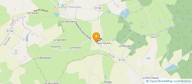 localisation de l'entreprise GFA MAUILLON  VOUHE