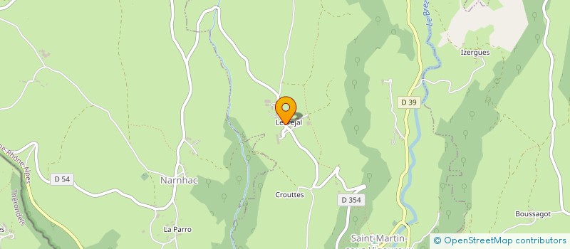localisation de l'entreprise GFA MEALET-NOLORGUES à SAINT-MARTIN-SOUS-VIGOUROUX
