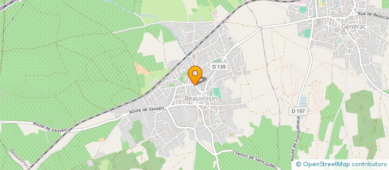 localisation de l'entreprise GFA MEGER  BEAUVOISIN