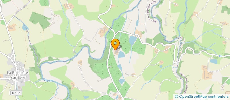 localisation de l'entreprise GFA MENARD à MONTREVAULT-SUR-EVRE