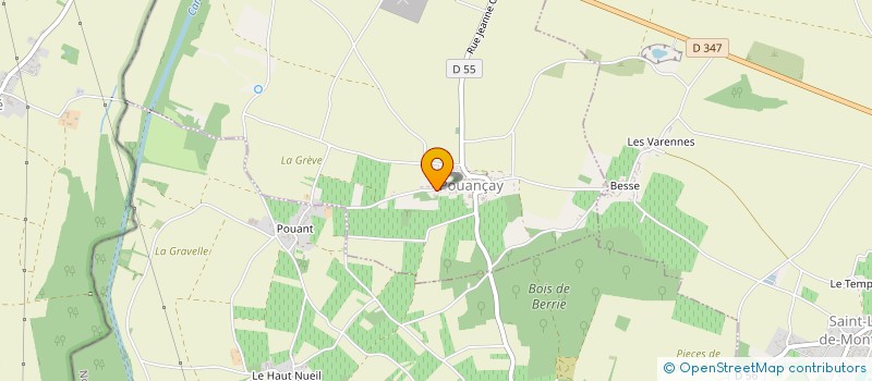 localisation de l'entreprise GFA MENESTREAU-CHATELAIS  POUANCAY