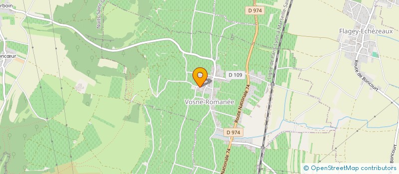 localisation de l'entreprise GFA MEO CAMUZET PARENTS  VOSNE-ROMANEE