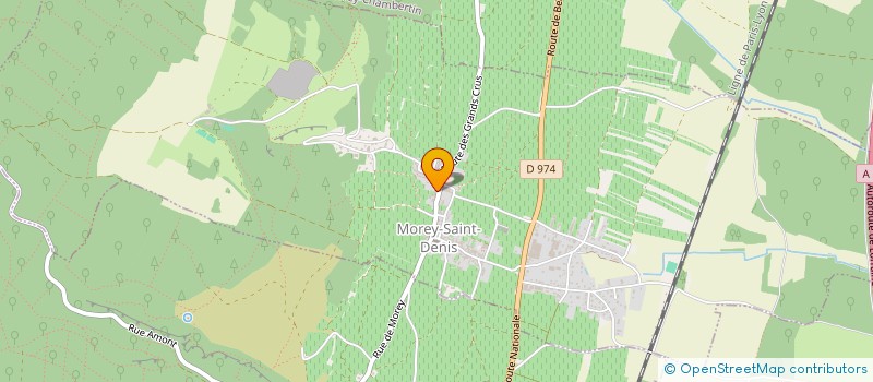 localisation de l'entreprise GFA MERME MORIZOT  MOREY-SAINT-DENIS