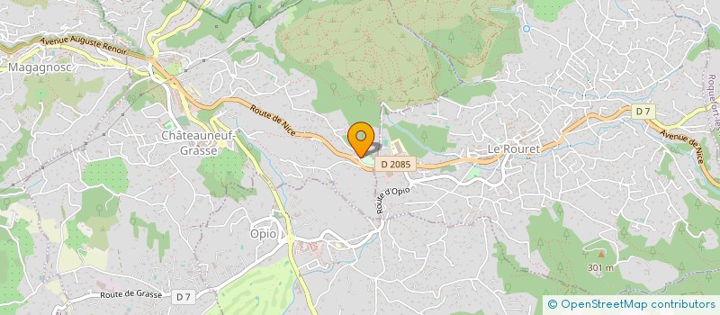 localisation de l'entreprise GFA MERTILLO ET FILS  CHATEAUNEUF-GRASSE