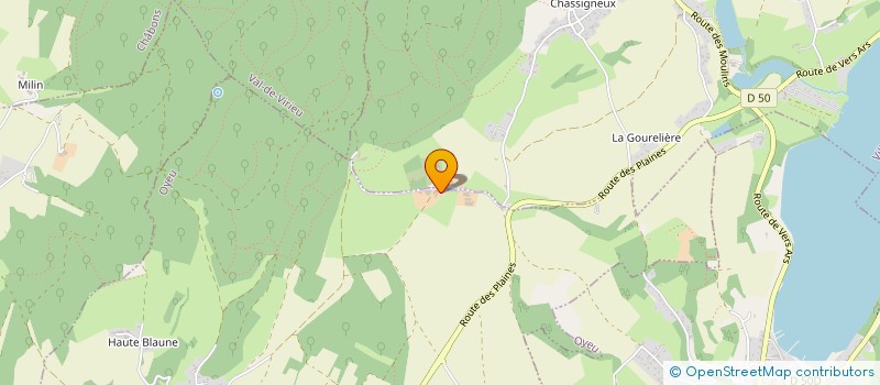 localisation de l'entreprise GFA MEYER  OYEU