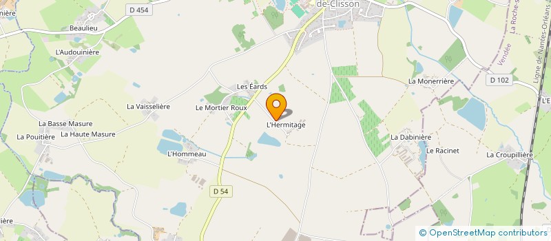 localisation de l'entreprise GFA MG2P  SAINT-HILAIRE-DE-CLISSON