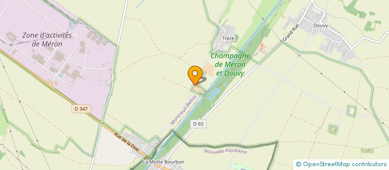 localisation de l'entreprise GFA MICHOT  MONTREUIL BELLAY