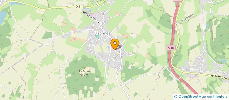 localisation de l'entreprise GFA MICOUD FRERES  BIZONNES