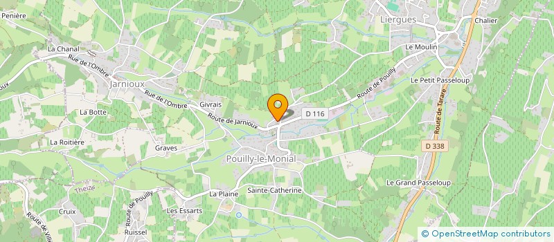 localisation de l'entreprise GFA MIGNARD à PORTE-DES-PIERRES-DOREES