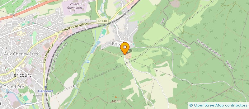 localisation de l'entreprise GFA MILLIER LAURENT-REMI  BREVILLIERS