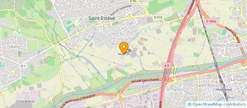 localisation de l'entreprise GFA MIROUS  SAINT-ESTEVE