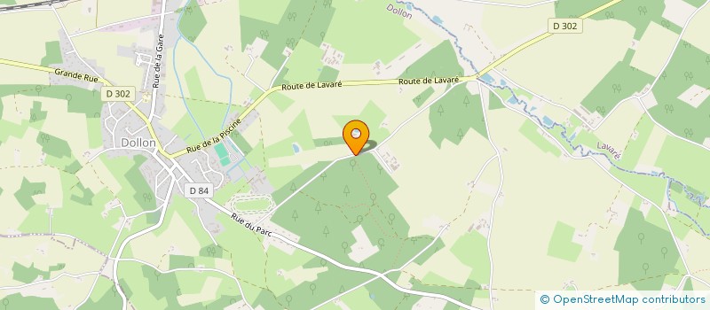 localisation de l'entreprise GFA MMV  DOLLON