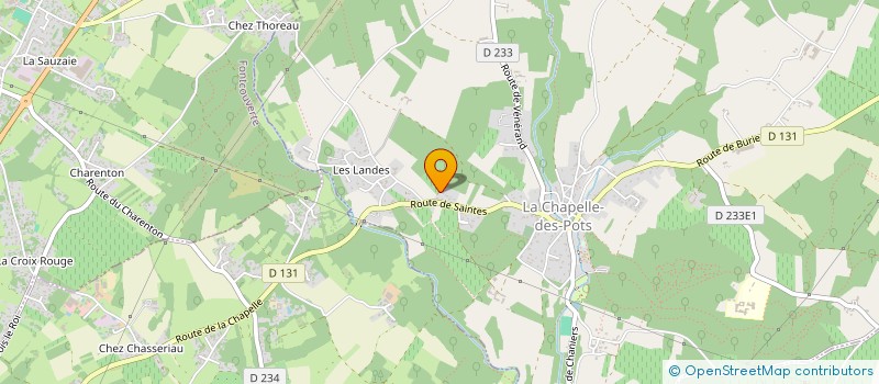 localisation de l'entreprise GFA MOINET  SAINTES