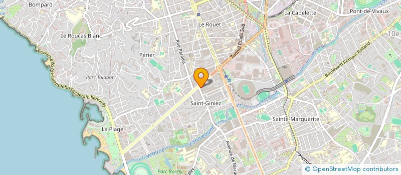 localisation de l'entreprise GFA MOLINI  MARSEILLE