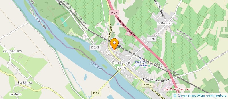 localisation de l'entreprise GFA MOLLET-MAUDRY à TRACY-SUR-LOIRE