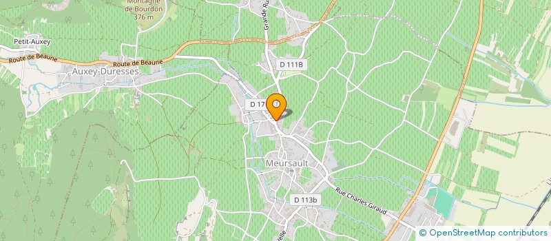 localisation de l'entreprise GFA MONNIER-GRUX  MEURSAULT