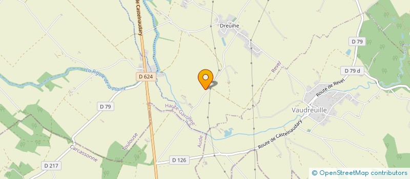 localisation de l'entreprise GFA MONTCAUSSON  REVEL