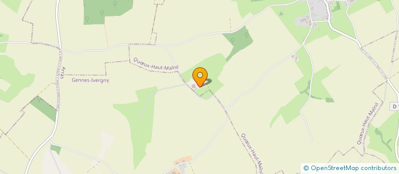 localisation de l'entreprise GFA MONTORGUEIL  QUOEUX-HAUT-MAINIL