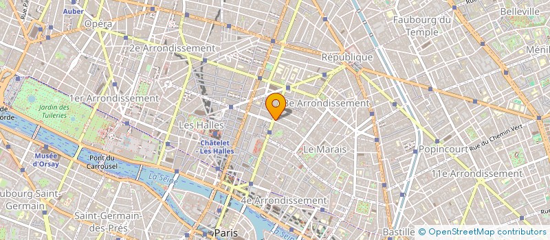 localisation de l'entreprise GFA MONTPERTHUIS  PARIS