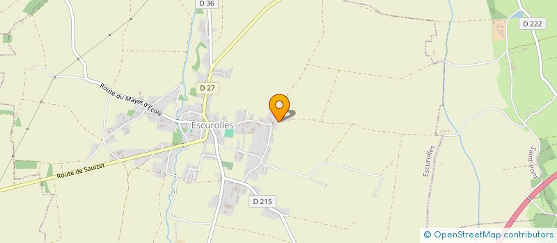 localisation de l'entreprise GFA MORET  ESCUROLLES