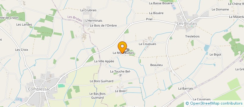 localisation de l'entreprise GFA MOURAUDAIS  LA CHAPELLE-BOUEXIC