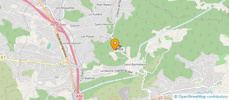 localisation de l'entreprise GFA MOWGLY ET BALOU à AURIOL