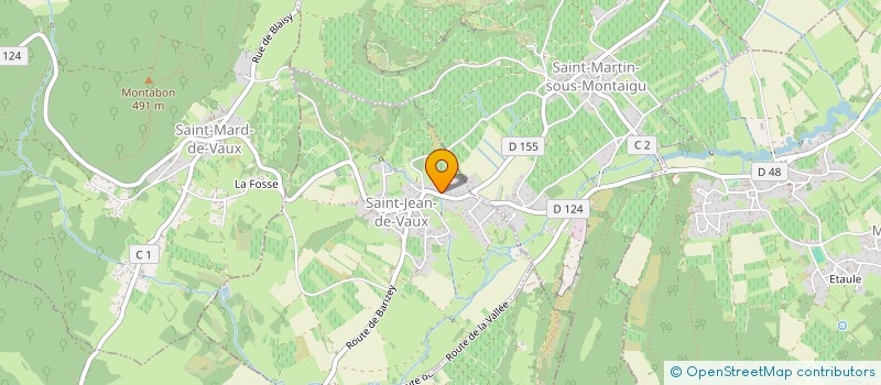 localisation de l'entreprise GFA MUNOT  SAINT-JEAN-DE-VAUX