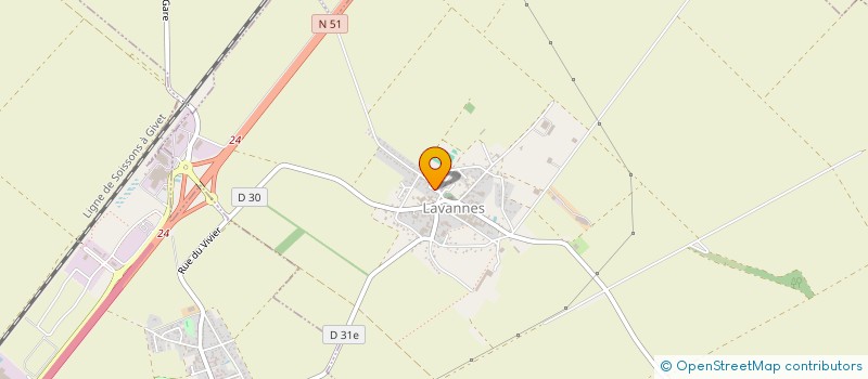 localisation de l'entreprise GFA MUTUEL DE BOURGOGNE  LAVANNES