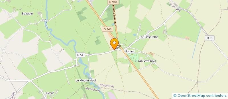 localisation de l'entreprise GFA MUTUEL DE LA BEAUCE à NOHANT-VIC