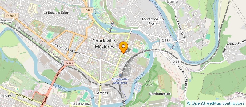 localisation de l'entreprise GFA MUTUEL DE LA REGION DE MACHAULT à CHARLEVILLE-MEZIERES