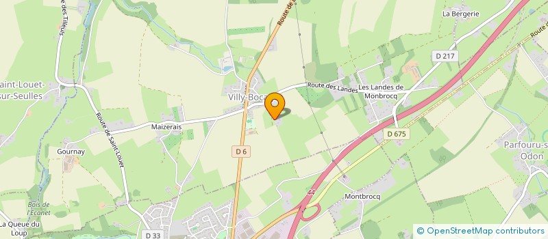 localisation de l'entreprise GFA MUTUEL DE NORMANDIE  VILLY-BOCAGE